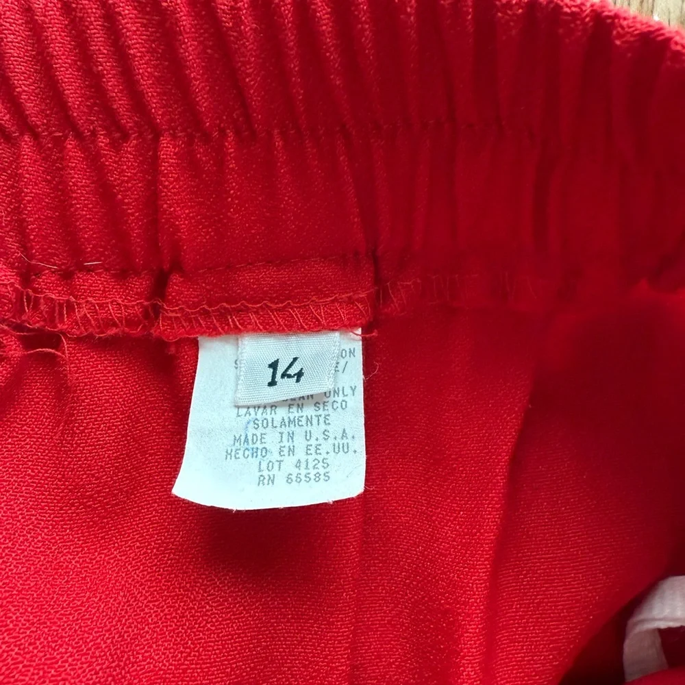Vintage Red Women's Suit - Picture 8 of 11